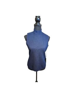 St. John Knit Top, Size S, Navy